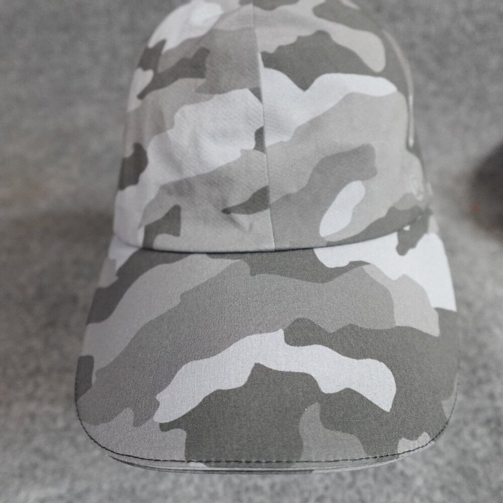 Lululemon Hat Gray Strapback Performance Nylon Un… - image 1